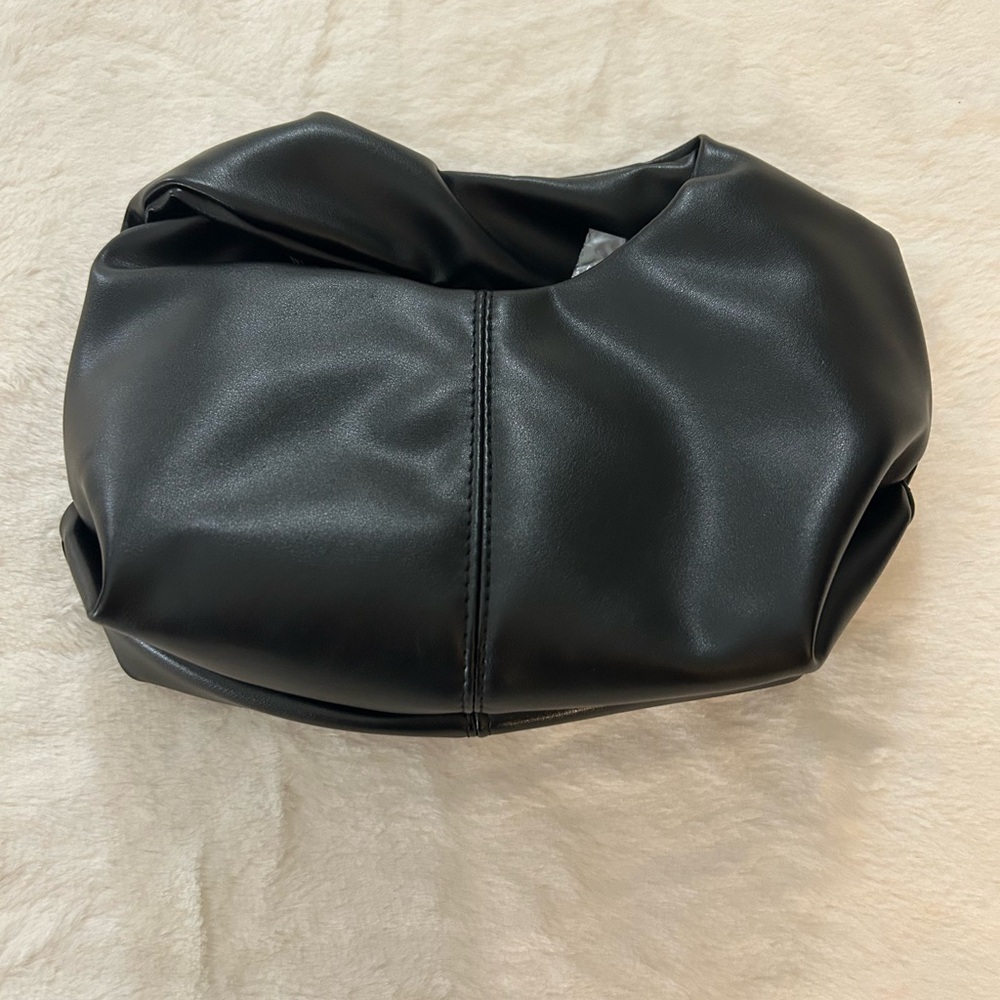 SHEIN Black Hobo Bag Soft Slouchy Design